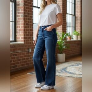 Judy Blue Women's Straight Leg Jeans - Blue